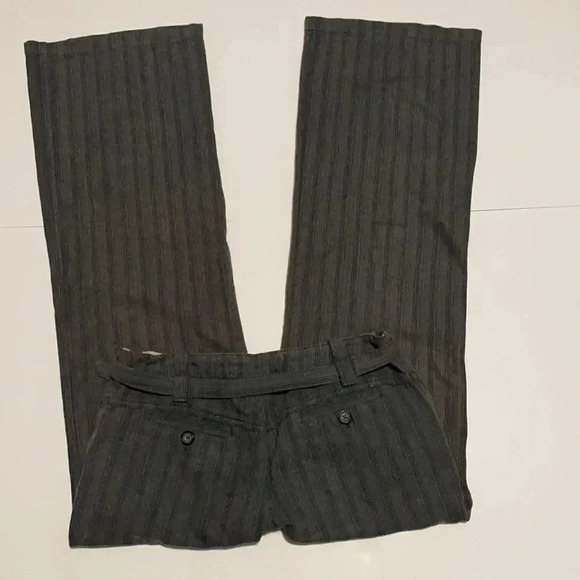 Urban Outfitters wide leg gray herringbone pants, belted. Juniors size 5 - Picture 9 of 10